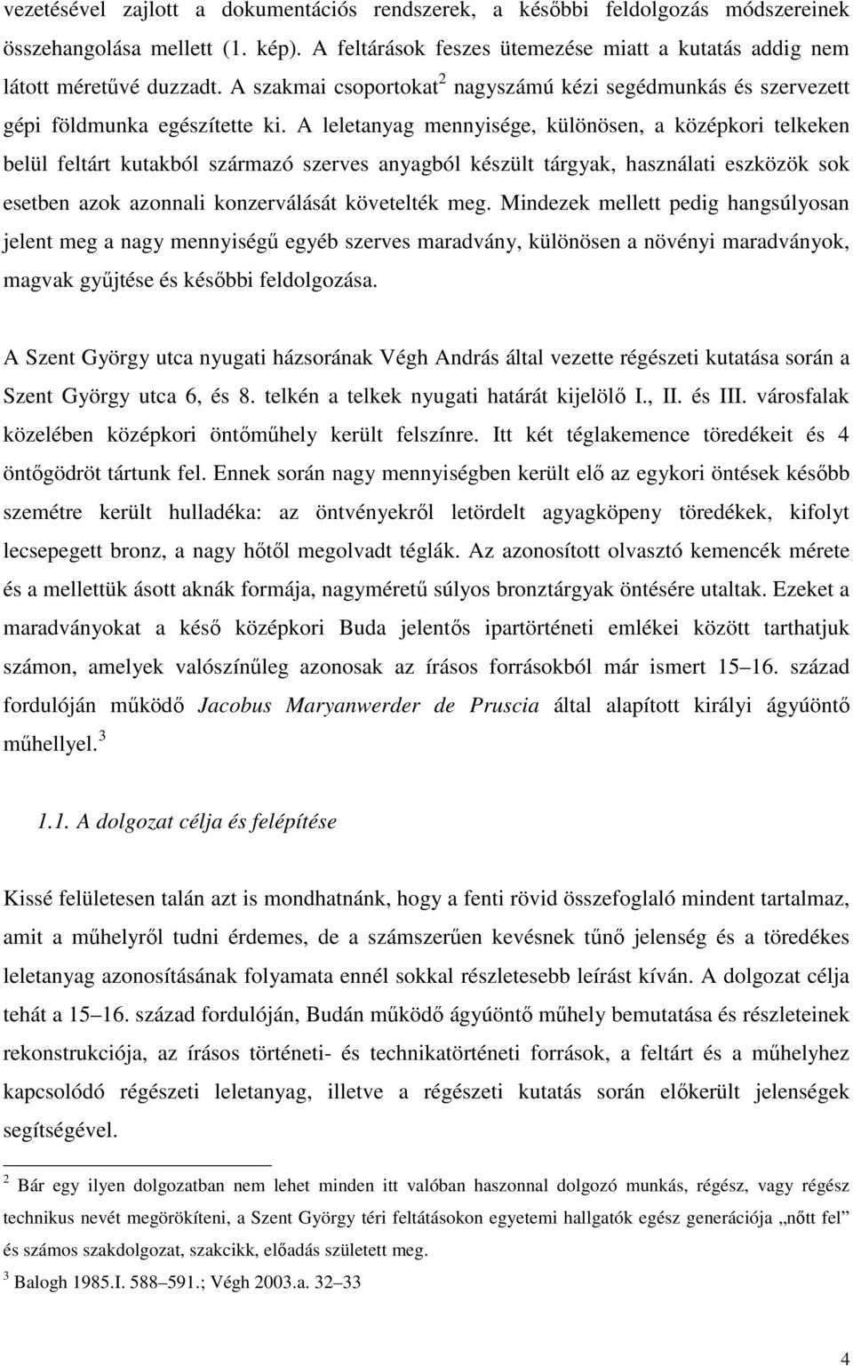 A leletanyag mennyisége, különösen, a középkori telkeken belül feltárt kutakból származó szerves anyagból készült tárgyak, használati eszközök sok esetben azok azonnali konzerválását követelték meg.