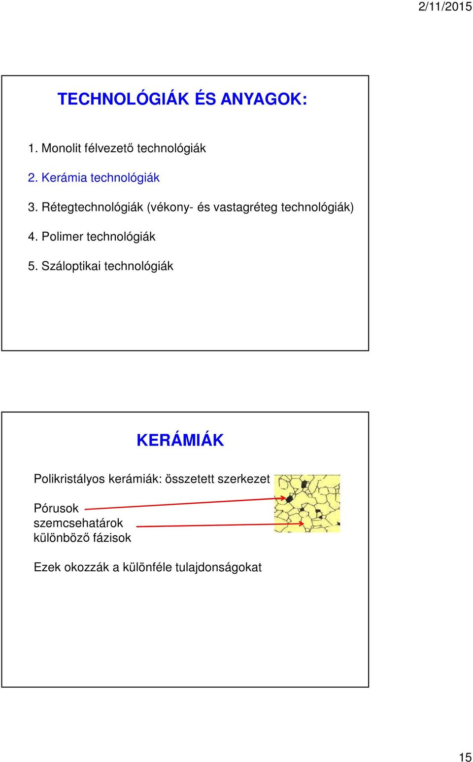 Polimer technológiák 5.
