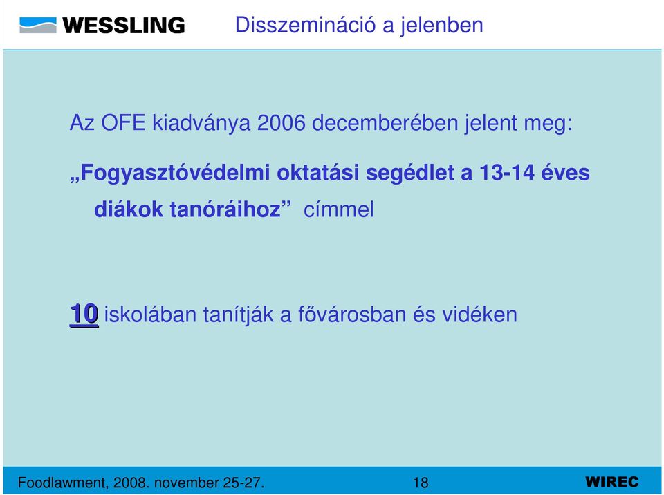 segédlet a 13-14 éves diákok tanóráihoz címmel 10