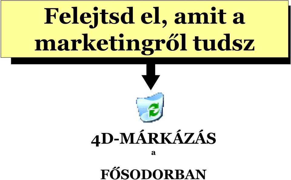 marketingről