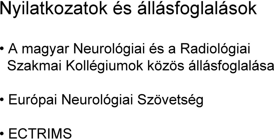 Szakmai Kollégiumok közös