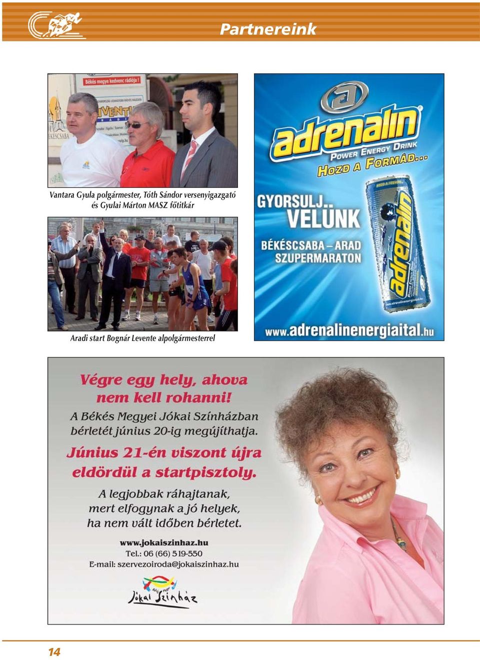 versenyigazgató és Gyulai Márton