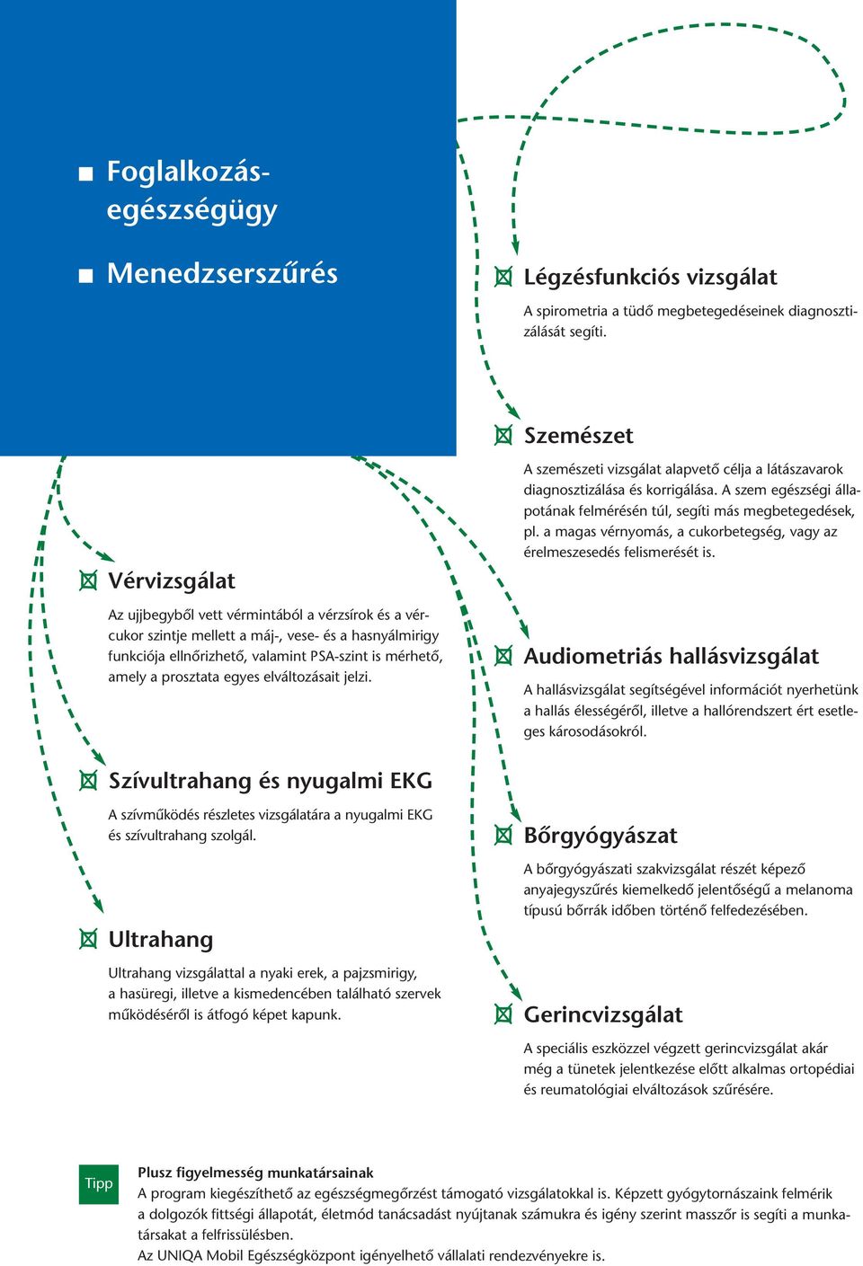 prosztata egyes elváltozásait jelzi. A szemészeti vizsgálat alapvető célja a látászavarok diagnosztizálása és korrigálása. A szem egészségi állapotának felmérésén túl, segíti más megbetegedések, pl.