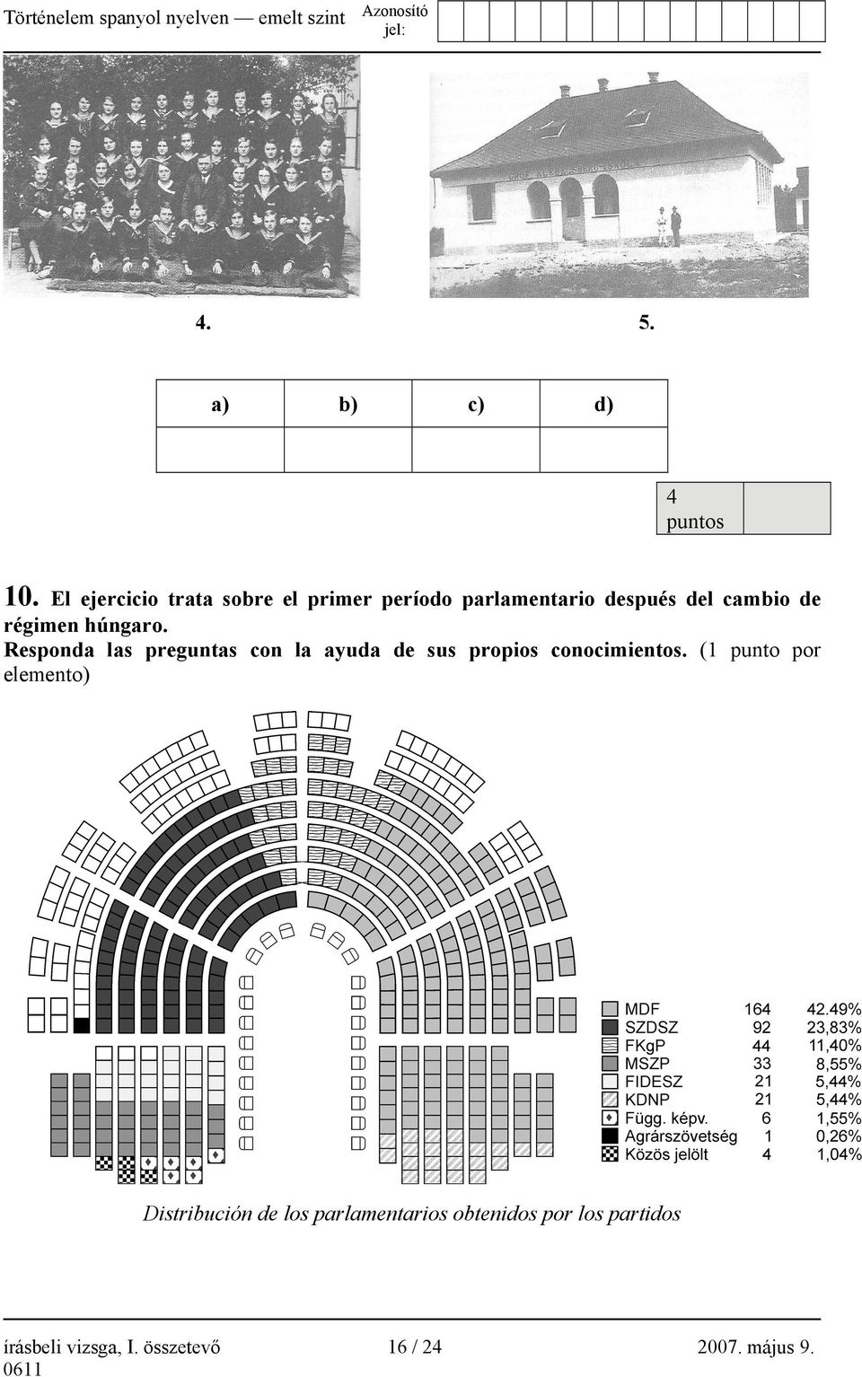 régimen húngaro. Responda las preguntas con la ayuda de sus propios conocimientos.