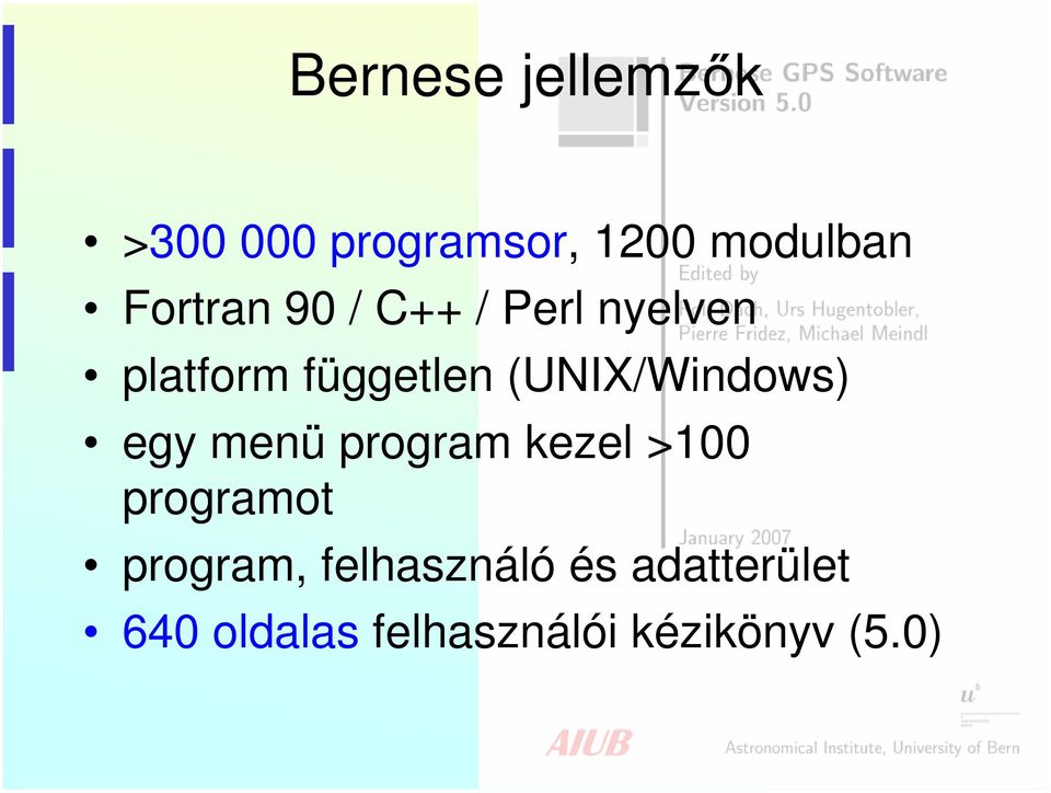 (UNIX/Windows) egy menü program kezel >100 programot