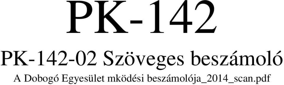 Egyesület mködési