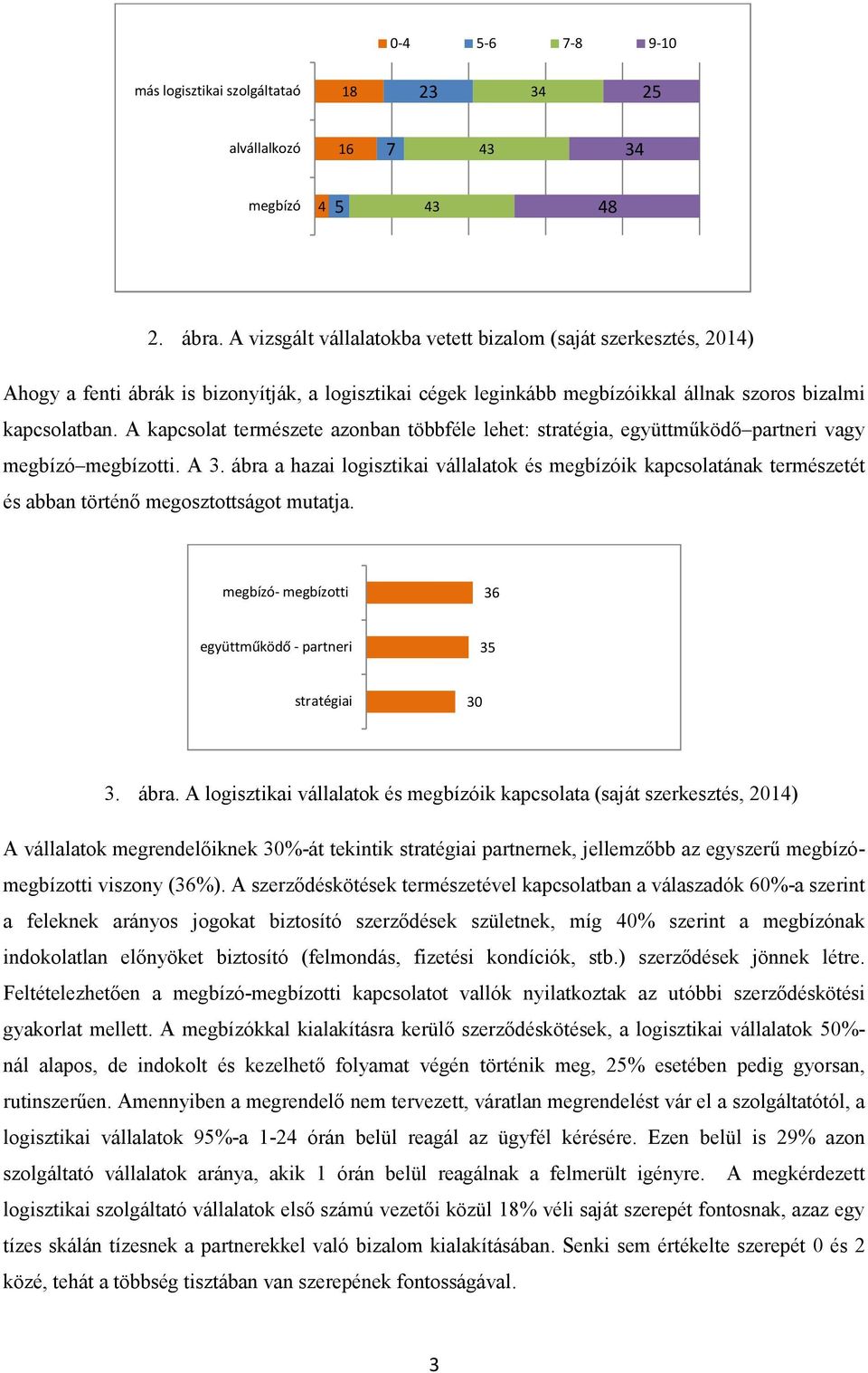 A kapcsolat természete azonban többféle lehet: stratégia, együttműködő partneri vagy megbízó megbízotti. A 3.