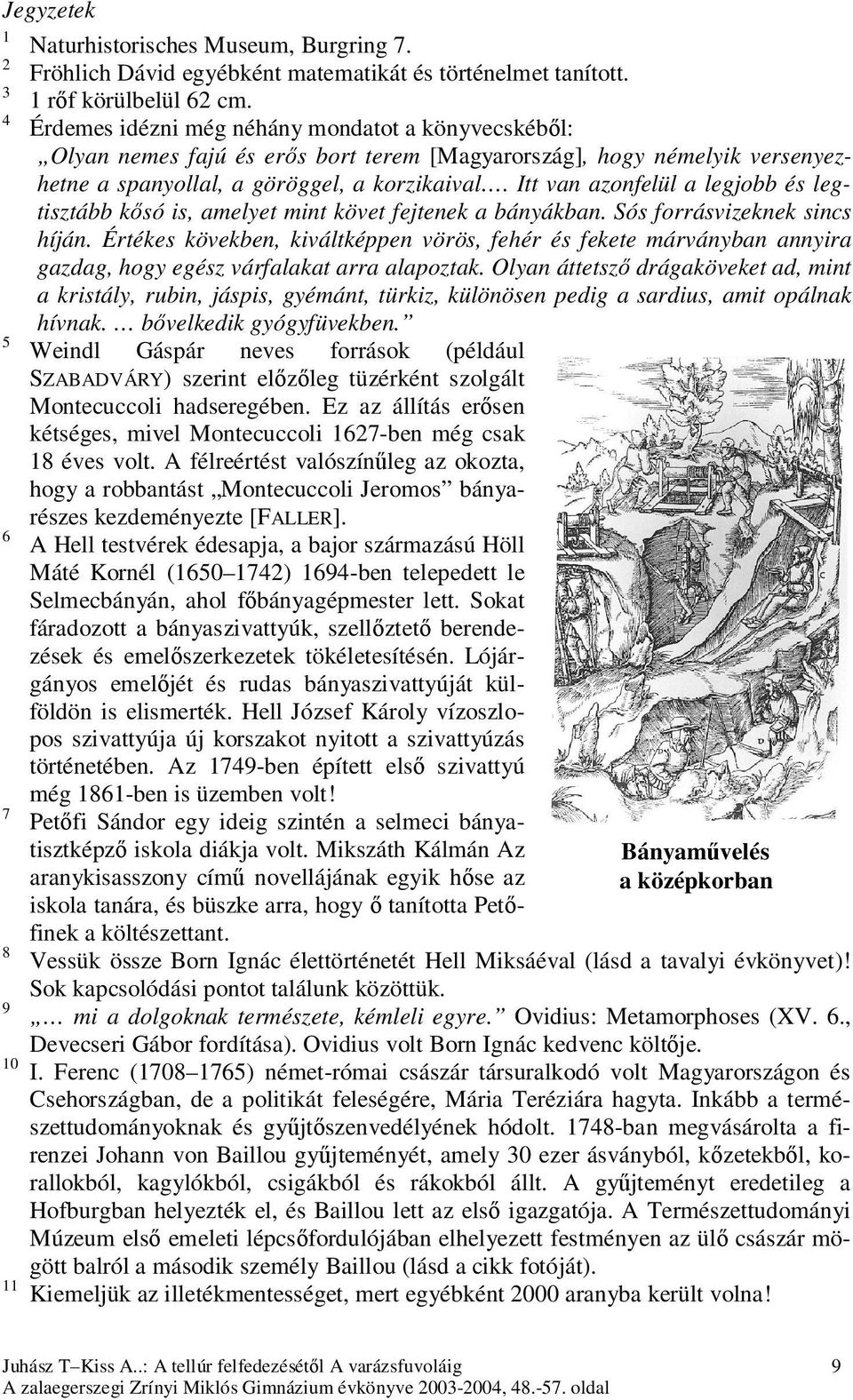 Itt van azonfelül a legjobb és legtisztább kősó is, amelyet mint követ fejtenek a bányákban. Sós forrásvizeknek sincs híján.