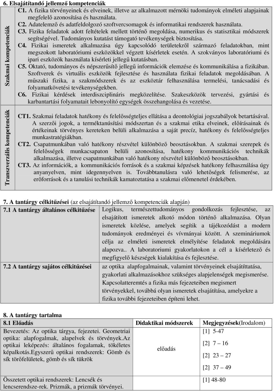 Tudományos kutatást támogató tevékenységek biztosítása. C4.