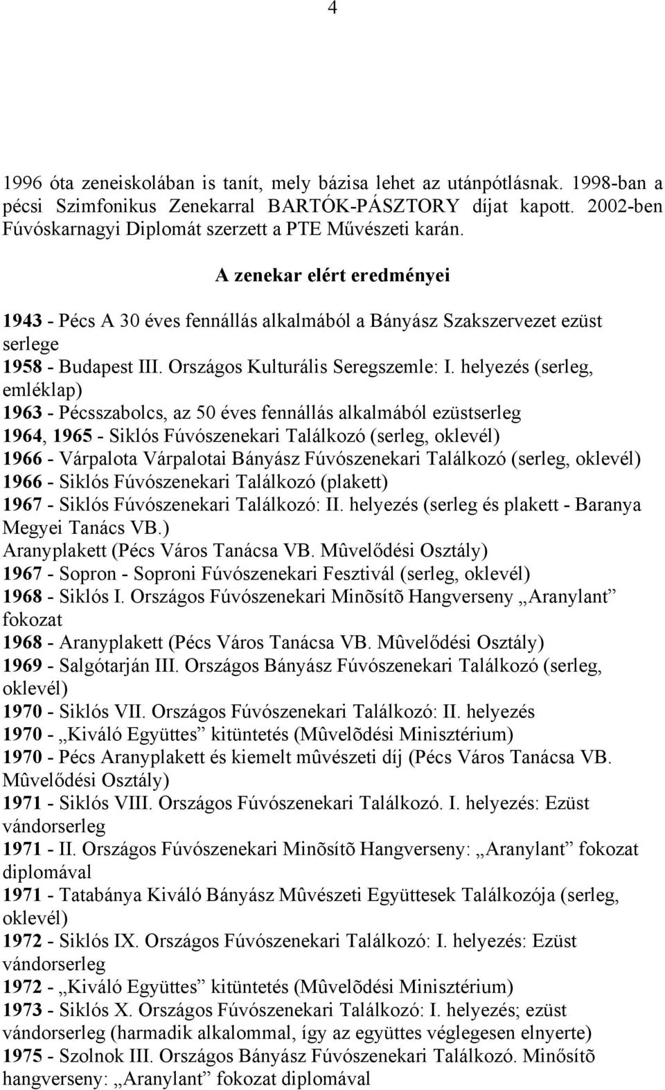 Országos Kulturális Seregszemle: I.