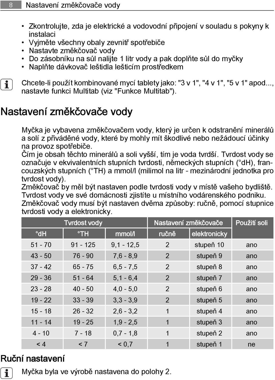 .., nastavte funkci Multitab (viz "Funkce Multitab").