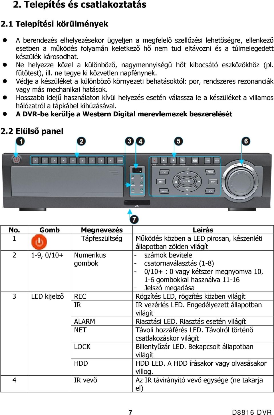 károsodhat. Ne helyezze közel a különböző, nagymennyiségű hőt kibocsátó eszközökhöz (pl. fűtőtest), ill. ne tegye ki közvetlen napfénynek.