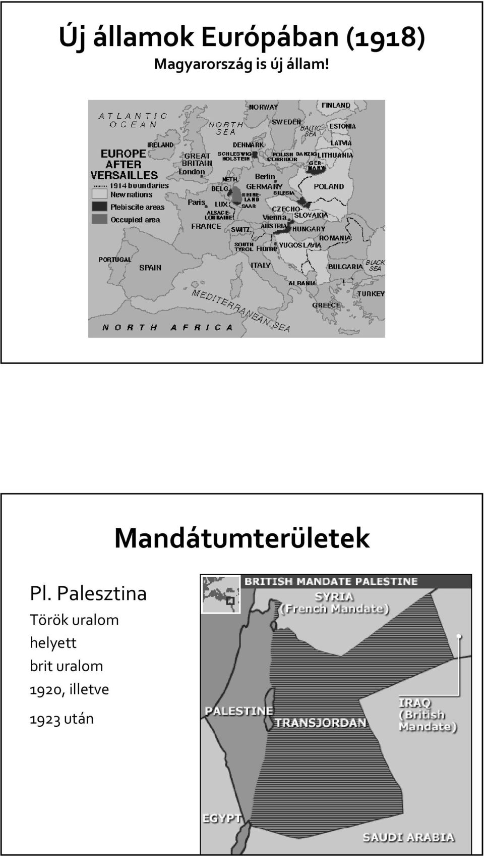 Palesztina Török uralom helyett