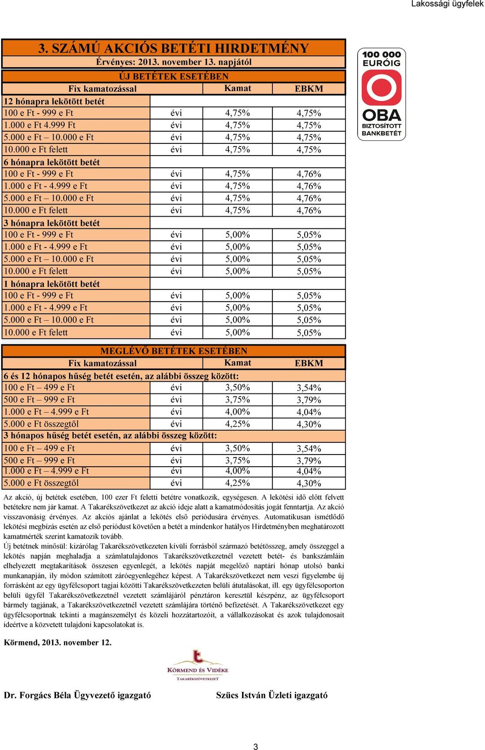 000 e Ft - 4.999 e Ft 5,00% 5.000 e Ft 10.000 e Ft 5,00% 10.