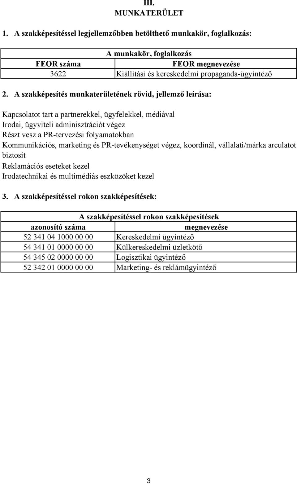 Kommunikációs, marketing és PR-tevékenységet végez, koordinál, vállalati/márka arculatot biztosít Reklamációs eseteket kezel Irodatechnikai és multimédiás eszközöket kezel 3.