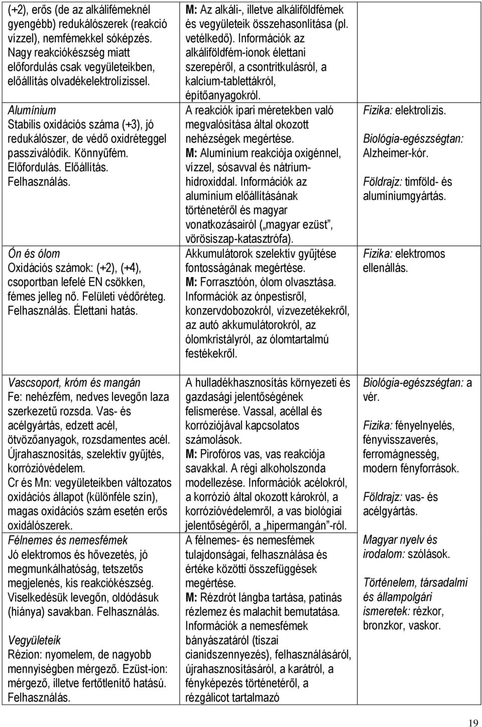 Ón és ólom Oxidációs számok: (+2), (+4), csoportban lefelé EN csökken, fémes jelleg nő. Felületi védőréteg. Felhasználás. Élettani hatás.