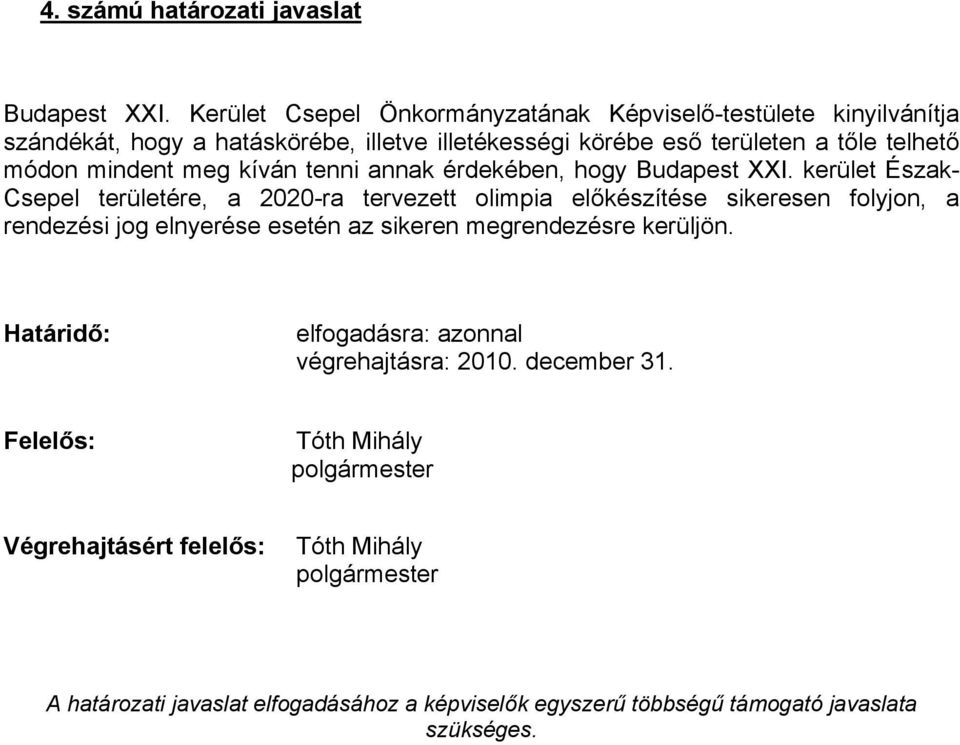 módon mindent meg kíván tenni annak érdekében, hogy Budapest XXI.