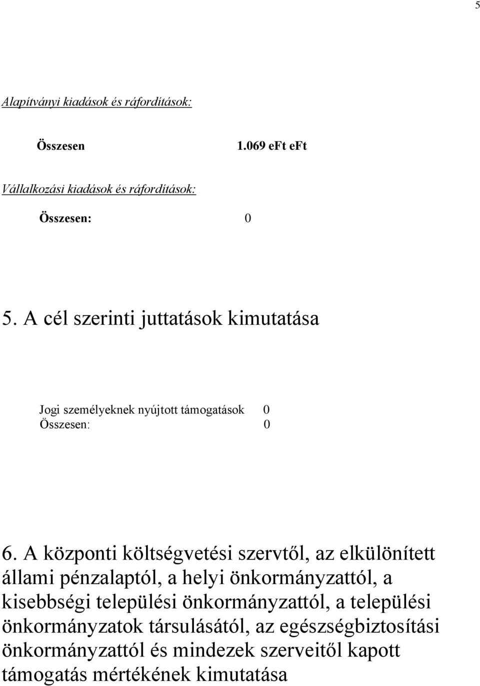 A központi költségvetési szervtől, az elkülönített állami pénzalaptól, a helyi önkormányzattól, a kisebbségi települési