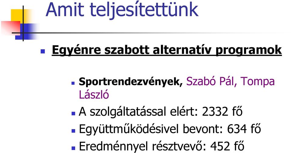 László A szolgáltatással elért: 2332 fő