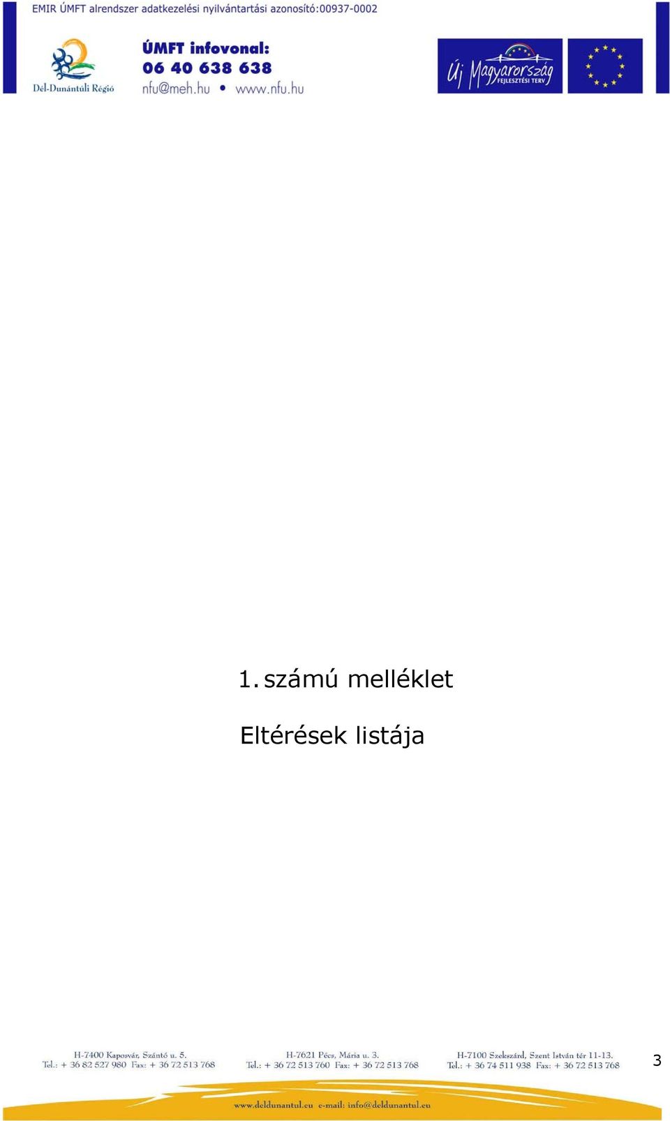 Eltérések