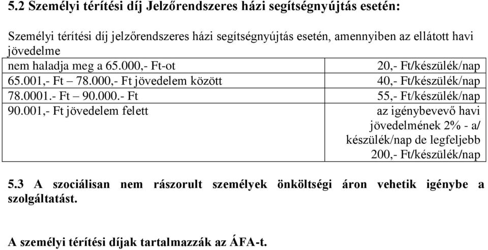 0001.- Ft 90.000.- Ft 55,- Ft/készülék/nap 90.