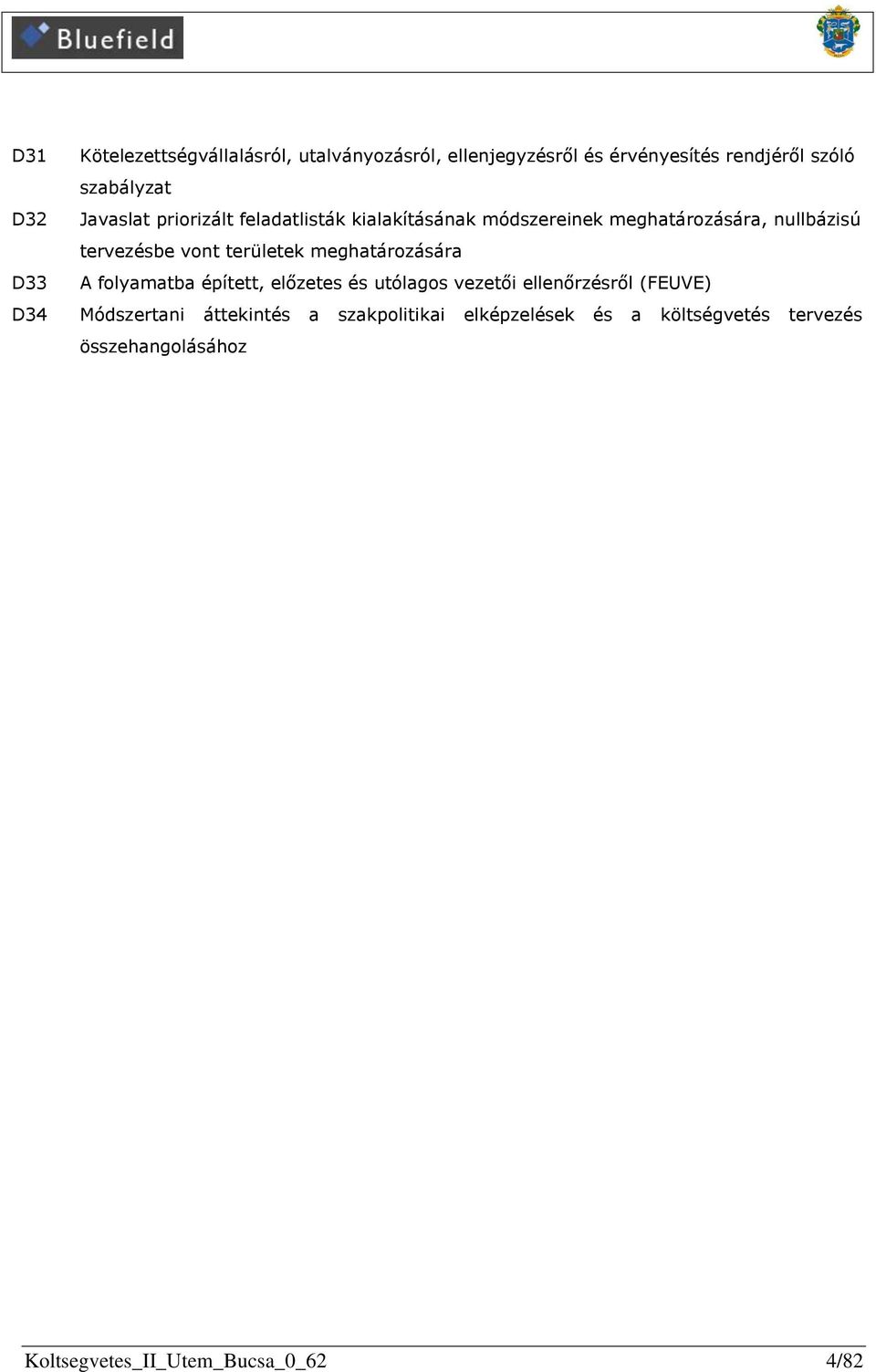 vont területek meghatározására A folyamatba épített, előzetes és utólagos vezetői ellenőrzésről (FEUVE)