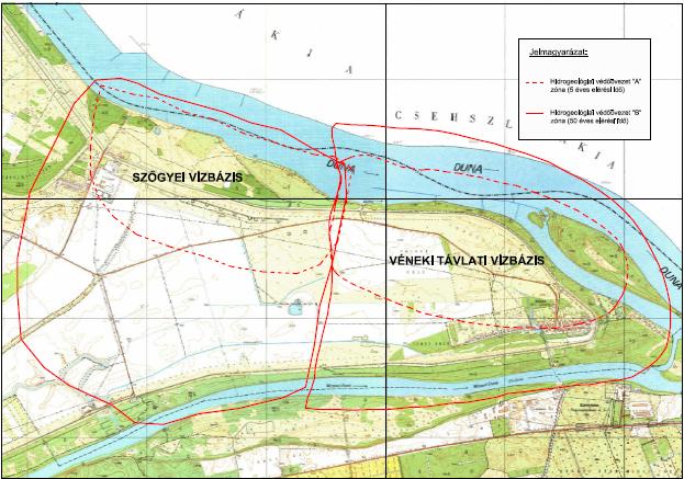 13 1./ A hidrogeológiai védőzóna területi kiterjedése: III. 2./ A védőidom vertikális kiterjedése: A védőidom vertikális kiterjedése az 112,0 mbf. és az 51,0 mbf. szintek közötti térrészt érinti.