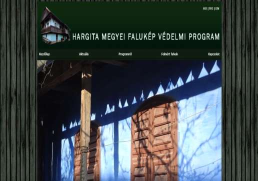 Faluképvédelmi program Programul Ocrotirea și conservarea imaginii satului harghitean Folyamatban van 20 település építészeti és táji elemeinek a teljes felleltározása, hagyományos építészeti