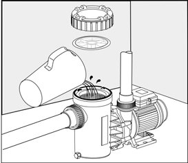 A telepítéskor ügyelni kell arra, hogy elegendő helytartalék maradjon, hogy a motor egység a motor ventilátor felé minimum 50 mm-es és a szívószűrő felfelé minimum 200 mm kiszerelési hellyel