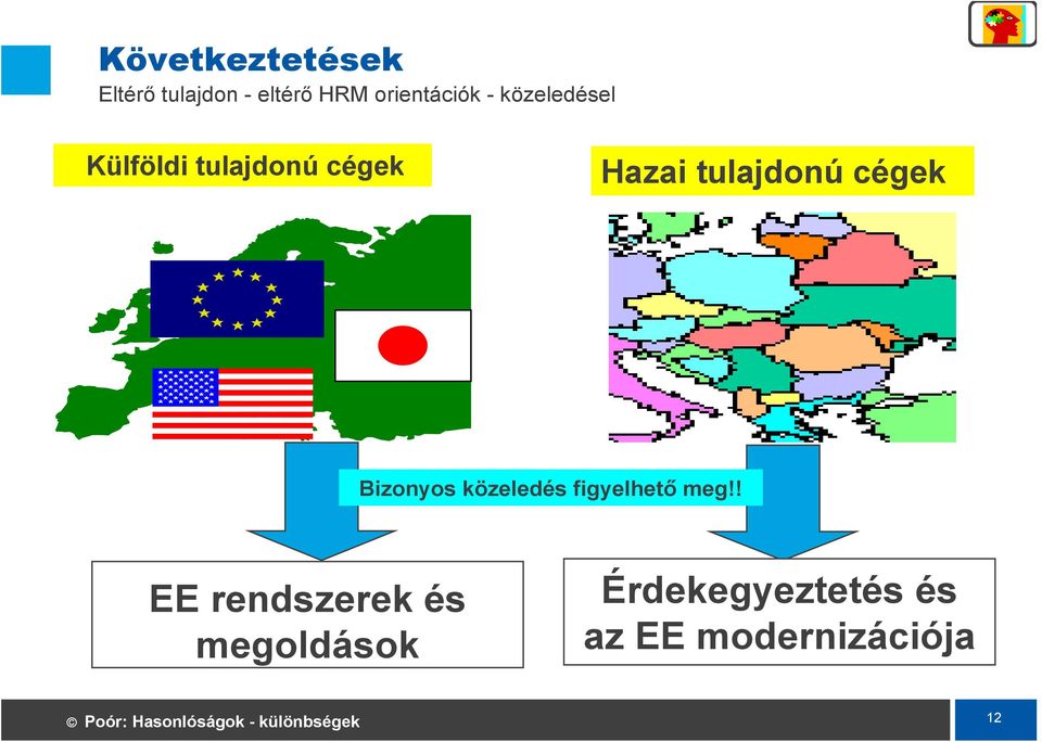 Hazai tulajdonú cégek Bizonyos közeledés figyelhetı meg!