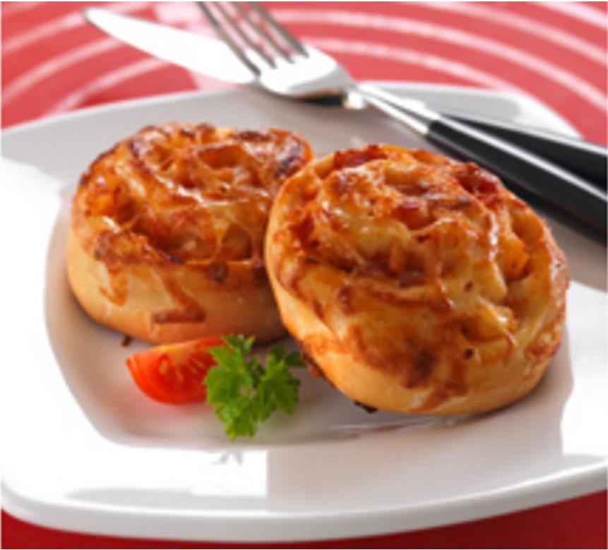 Ananászos-sonkás pizza tekercs Elkészítési idő: 45 perc Főzési idő: 30 perc - 40 dkg liszt, - 2 dkg élesztő, - 4 ek.