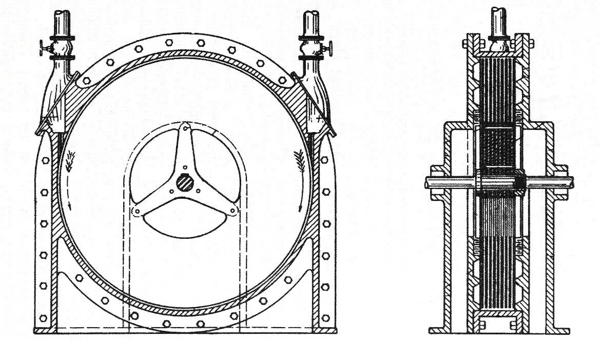 2. Fejezet: A tárcsás turbina 2.2. ábra A forgórész kialakításának alapelve (TEBA) A 2.3.