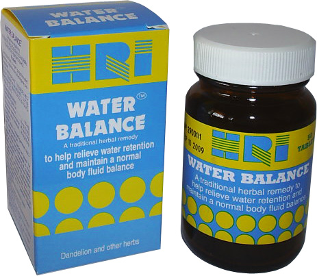HRI Water Balance Tablete echilibru hidric Mechanismul de acţiune unica tabletei Echilibru hidric se bazează pe faptul că substanţele sale active din plante medicinale mobilizează lichidele