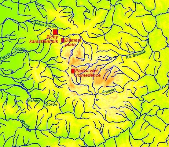 1. ábra: A vizsgált területek elhelyezkedése a Szigethegység területén 2. Térképi adatok feldolgozása Első lépésként a topográfiai térképek domborzatábrázoló képességét vizsgáltuk meg.