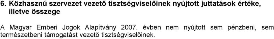 Emberi Jogok Alapítvány 2007.