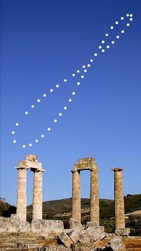 Analemma 10:00:00 UT+2 Jan 07/03 - Dec 20/03 (47+1 kép) Jan 12, 2002 - Dec 21,