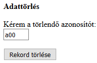 PHP Oracle abdelete.php abdelete.php <?