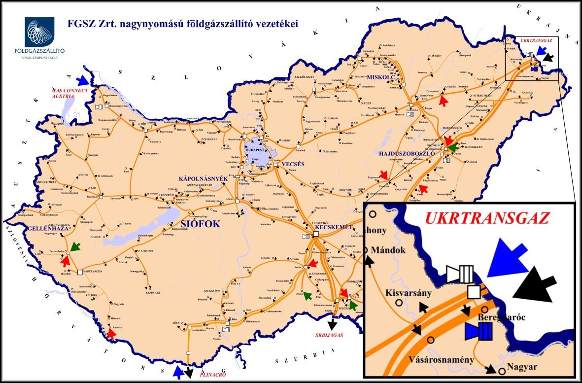 6.11. Ukrán kétirányú kiszállítás a Beregdaróc 800 (HU>UA) ponton 1.