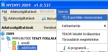 Export visszavon{sa 2.