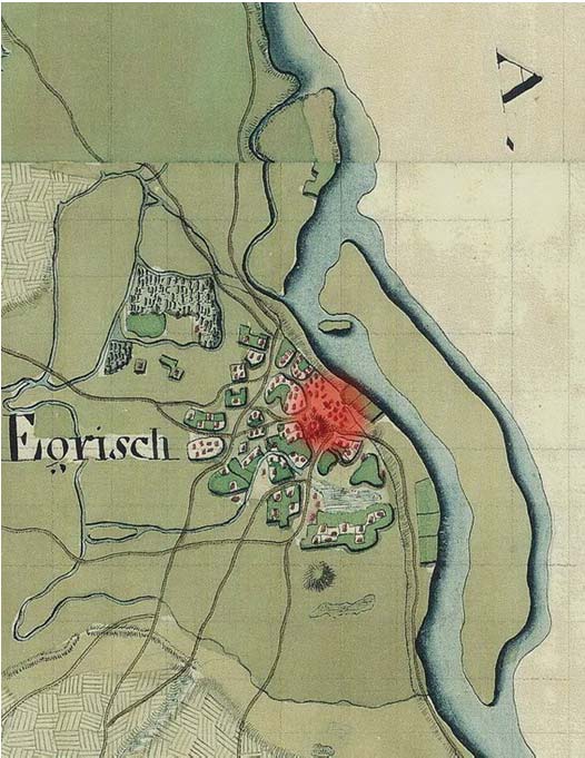 Fig. 5. Josephinische Landaufnahme (Sectio 15 și 10 -prelucrat) În limba maghiară, astăzi, Igriș are drept echivalent Egres.