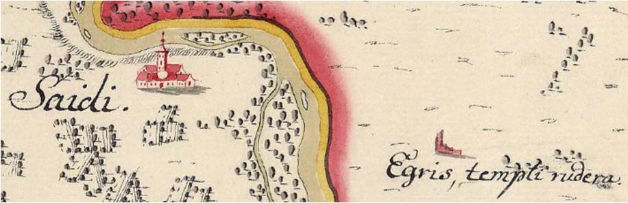 Fig. 6. Mappa della Transiluania, 1699 Fig. 7. Egris (Igriș) loca deserta pe Mappa Geographico Limitanea (squellette -n.m.), [1703] Fig. 8. Sectio XXXIII Pars Confinium.