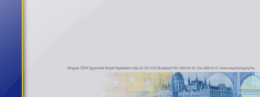 A SEPA fizetési módok bevezetésének és a kapcsolódó intézkedések státusza az EU tagországokban 1)Az Egységes Euró Fizetési Övezet (SEPA) létrehozásának célja, hatásai a pénzpiac szereplıire.