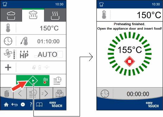 7 Főzés az easytouch-csal 7 Főzés az easytouch-csal A fejezet célja Ebben a fejezetben megadjuk az easytouch főzési folyamatok általános leírását és lépésről lépésre elmagyarázzuk a főzés fontosabb
