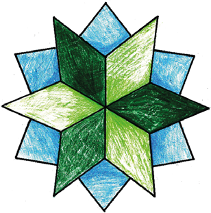 4 Rajzolj a füzetedbe olyan középpontosan szimmetrikus nyolcszöget, amelyik nem tengelyesen szimmetrikus! Sorold fel néhány tulajdonságát!