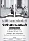 Bibliaismereti játék középiskolásoknak Harmadik alkalommal hirdettünk bibliaismereti versenyt középiskolások számára.