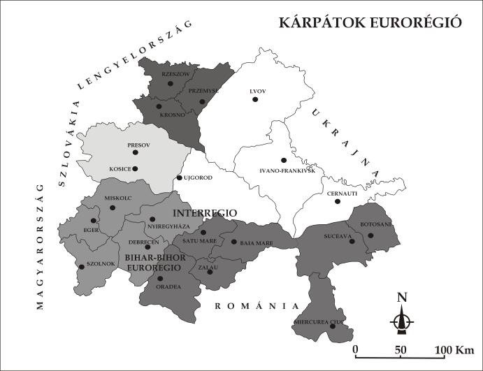 2. Táblázat: Az együttműködésben részt vevő magyar megyék főbb paraméterei 2001-ben.
