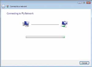 Az operációs rendszer beépített vezeték nélküli hálózatának beállítása 3. Válassza ki a hálózatát, majd kattintson a Csatlakozás elemre. 5.