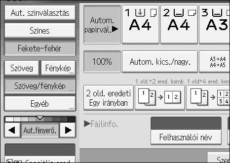 Dokumentumszerver használata E Adja meg az eredeti beolvasásának feltételeit. F Nyomja meg a {Start} gombot. Az eredeti megõrzésre került. A dokumentumszerver tárolta a dokumentumot.