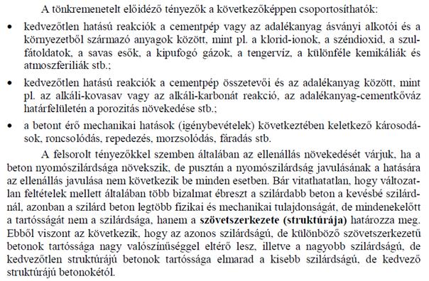 A pren 206-1:1985 betonszabvány tehát 30 éve nem változott lényegesen Dr.