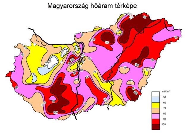 Gravitációs adatokból meghatározott Moho-térkép Forrás: ELGI Forrás: Dövényi et al.